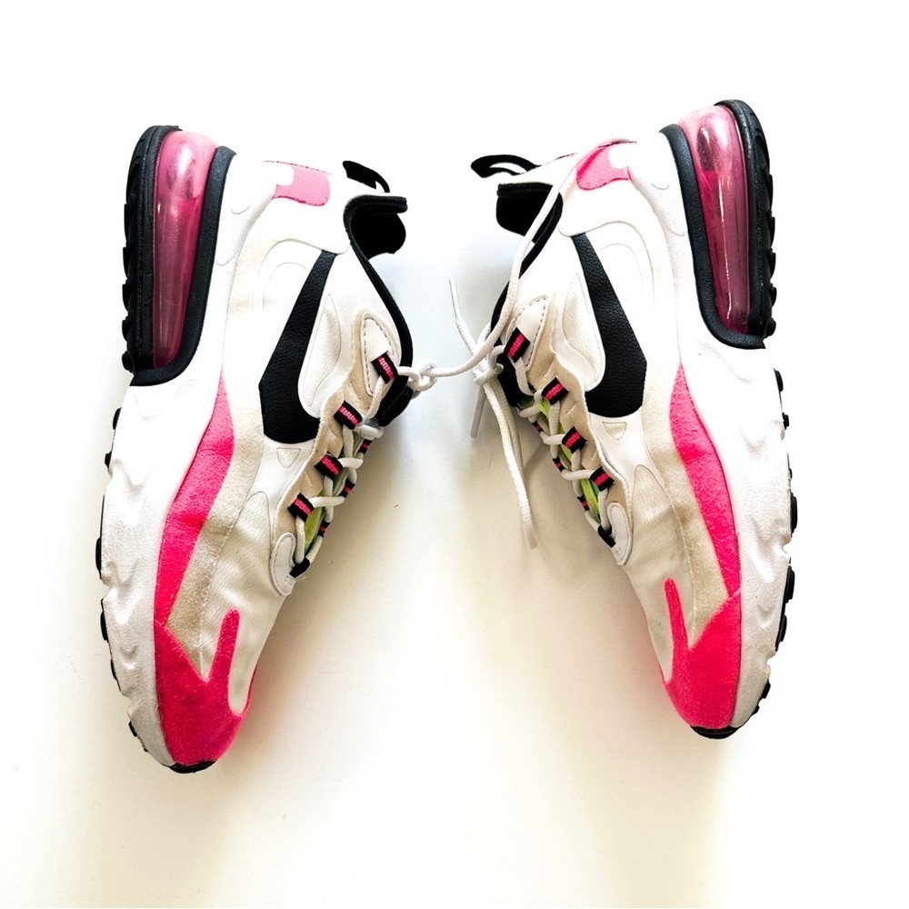 Neon Pink & Green Nike Air70 React Sneakers 7.5